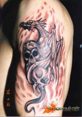Татуировки дракона фото