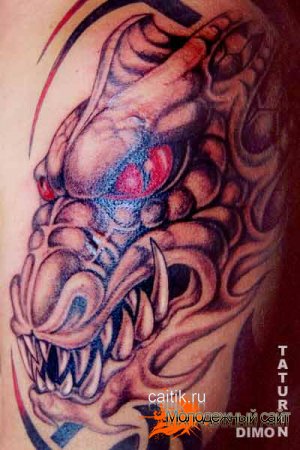 Татуировки дракона фото