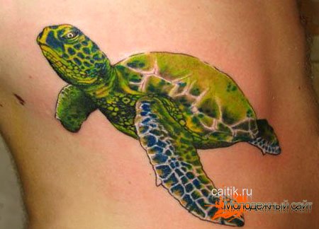 татуировка черепаха