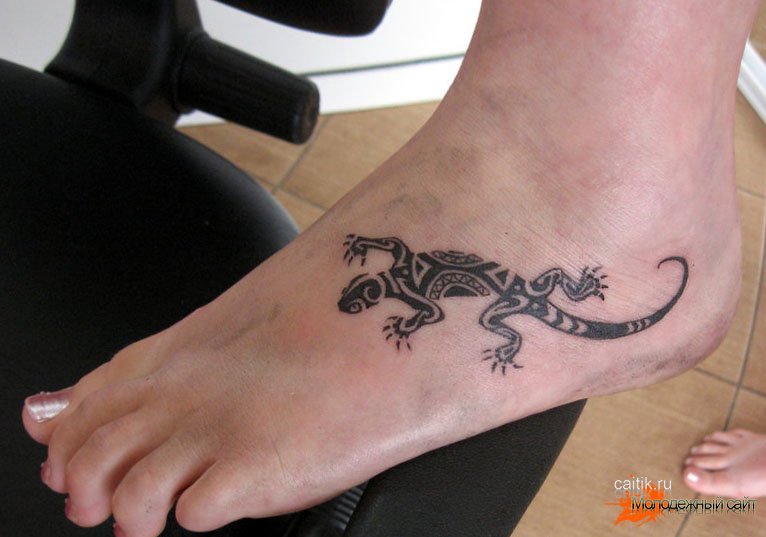 Значение татуировки ящерица