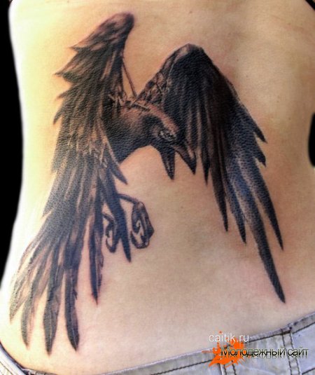 Татуировка ворон