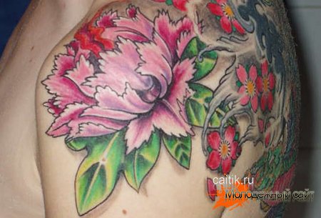 Значение татуировки пион