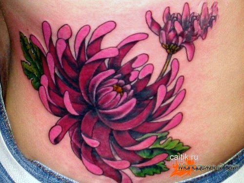 татуировки хризантема