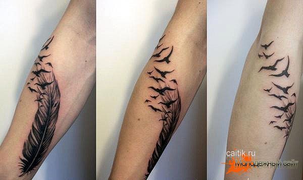 Татуировка с птичками. Свобода или кандук?