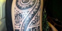 татуировки Маори на руке