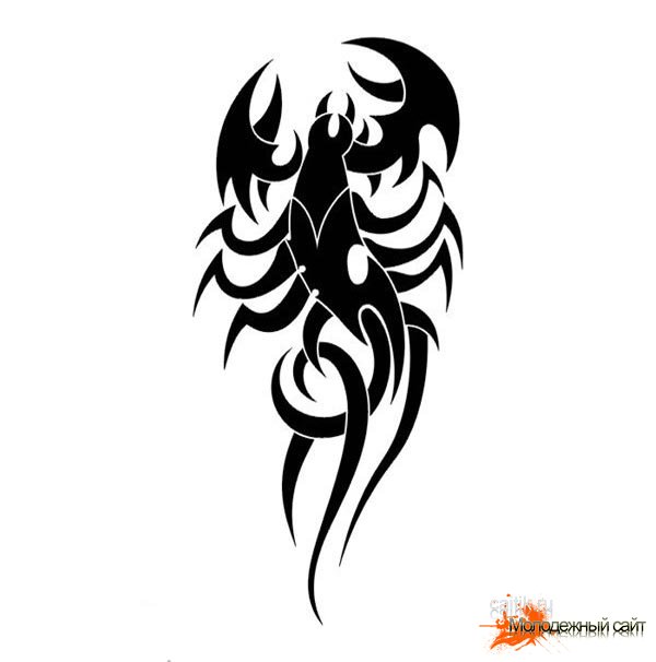 эскизы татуировки скорпион