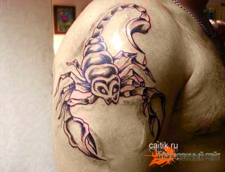значение татуировки скорпион