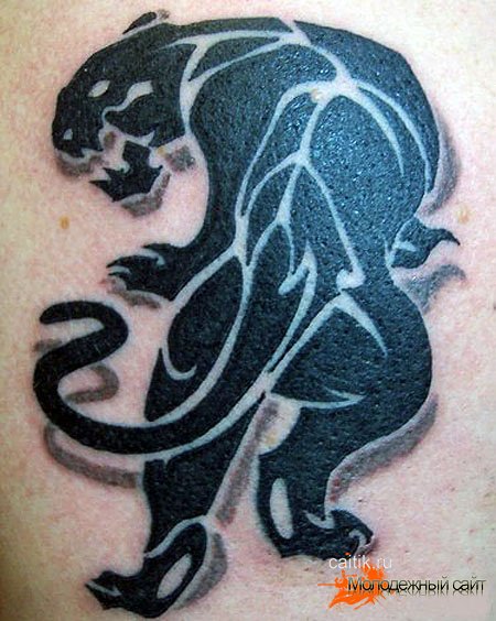 татуировка пантера