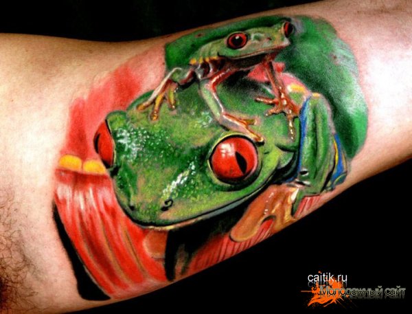 татуировки лягушки