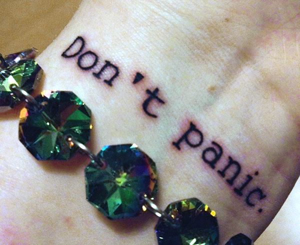    Don't Panic